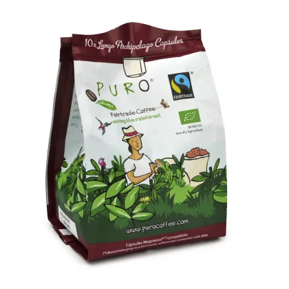 Puro Cafe Creme Kaffeekapseln Archipelago 120 St&uuml;ck Bio Fairtrade